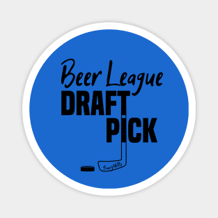 Hockey Beer League Draft Pick Magnet